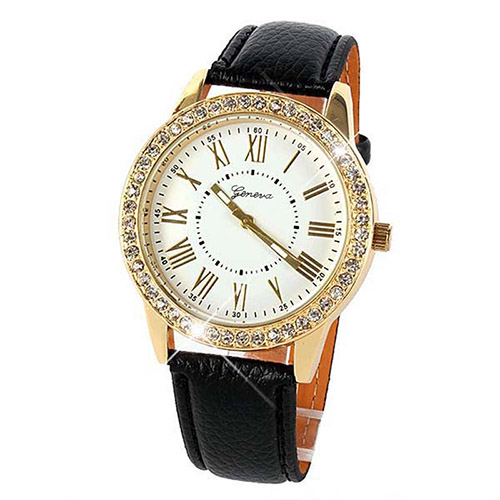 BLING GOLD CRYSTAL WOMENS WATCHES